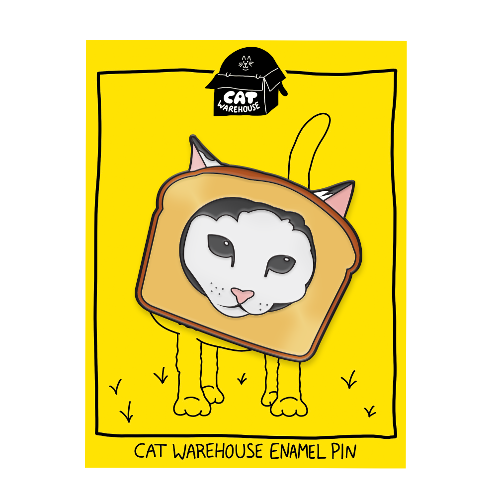 Bread Cat Pin Cat Warehouse