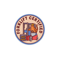 Forklift Certified Sticker