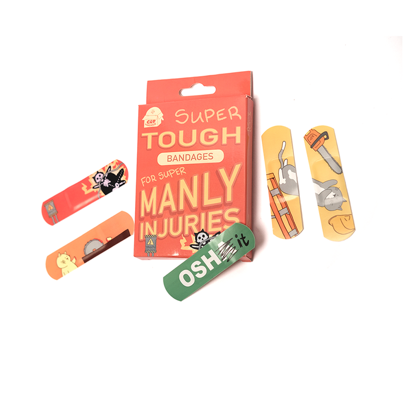 Super Tough Bandages for Super Manly Injuries