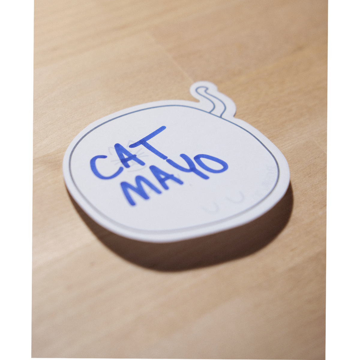 Fat Cat Sticky Notes